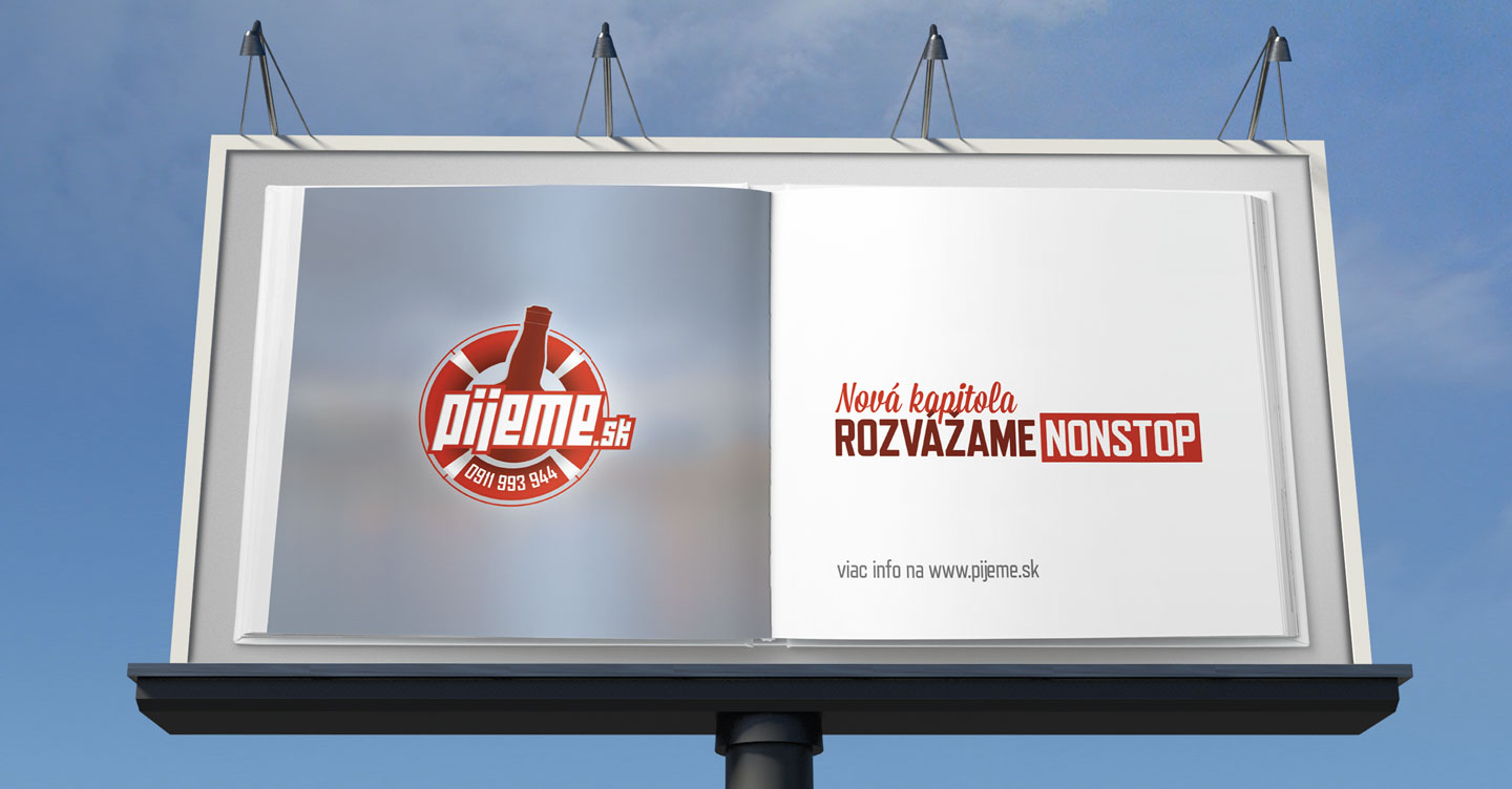 Pijeme.sk - bilboard