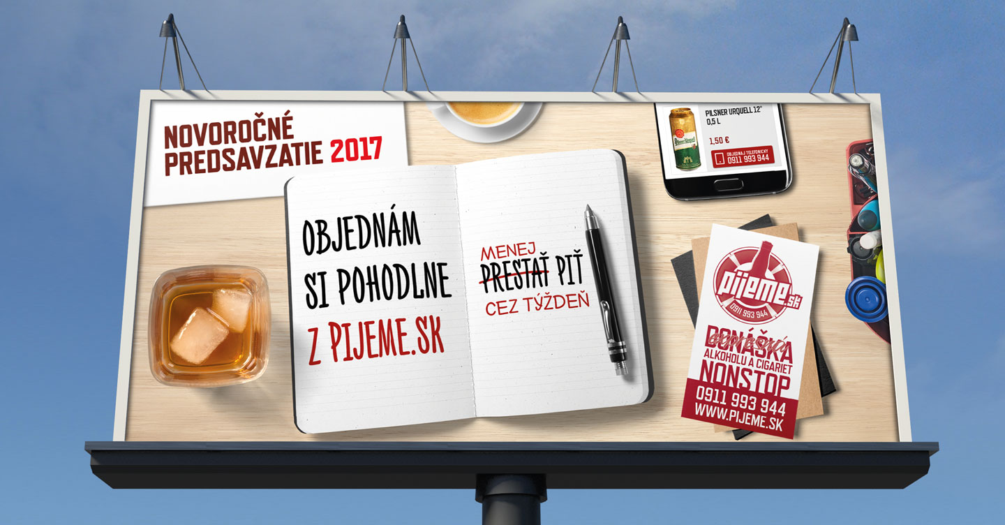 Pijeme.sk - bilboard