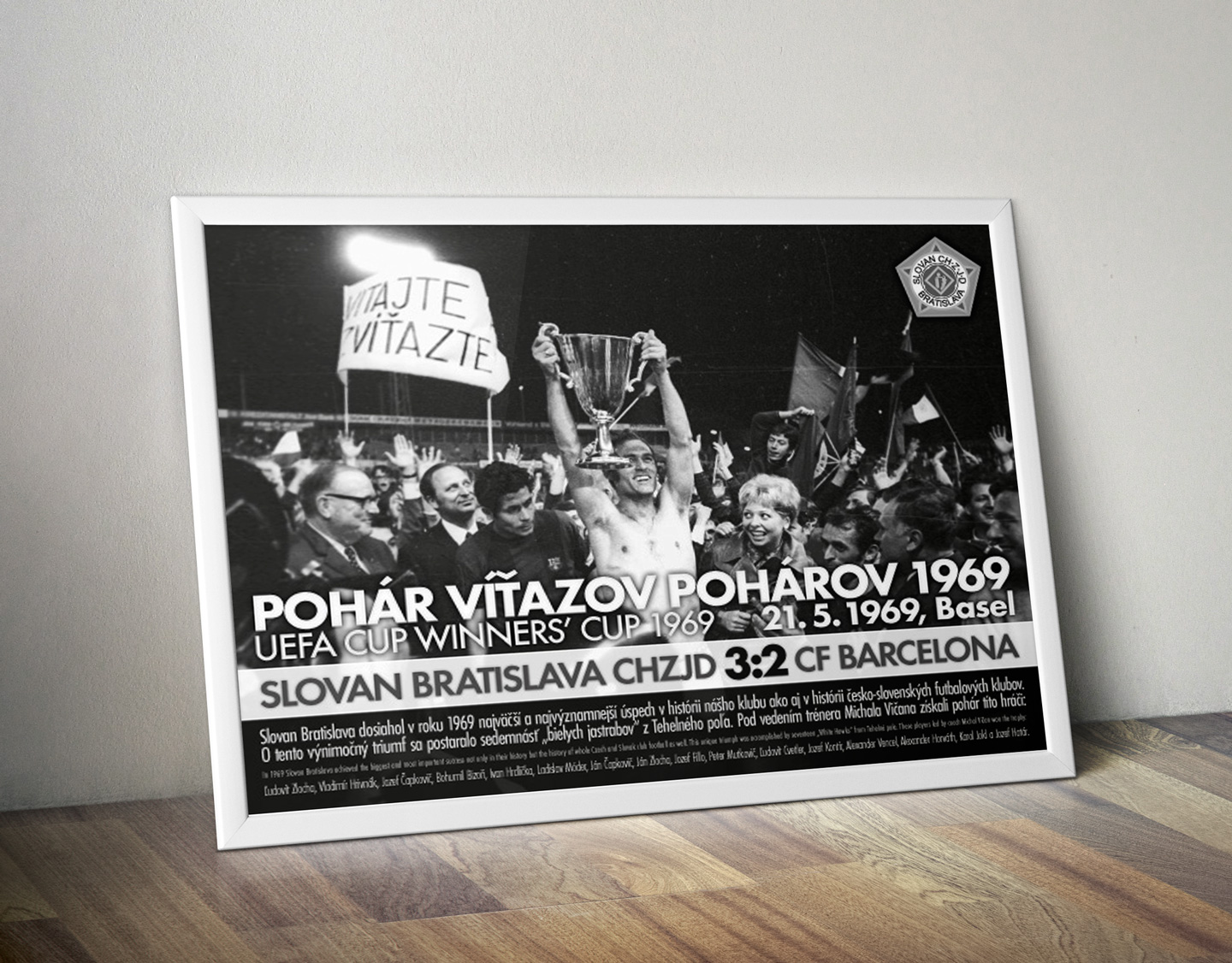 ŠK Slovan Bratislava plagát PVP