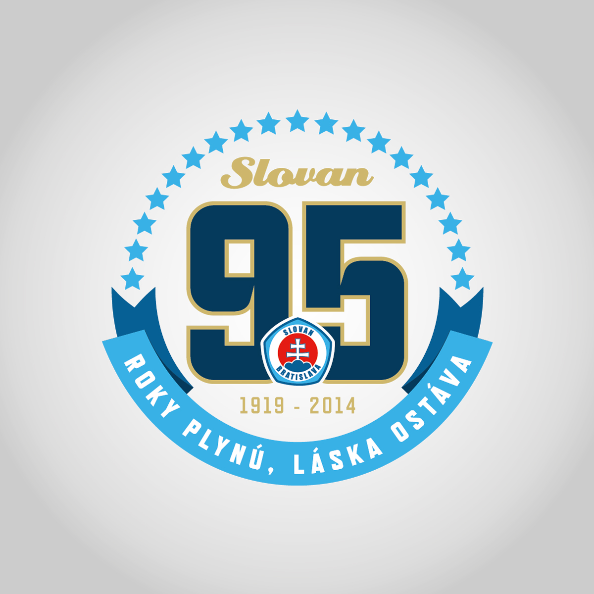 95 rokov ŠK Slovan logo