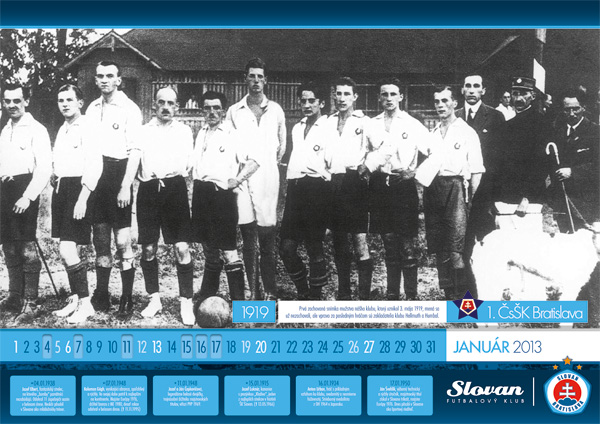 ŠK Slovan Bratislava kalendár