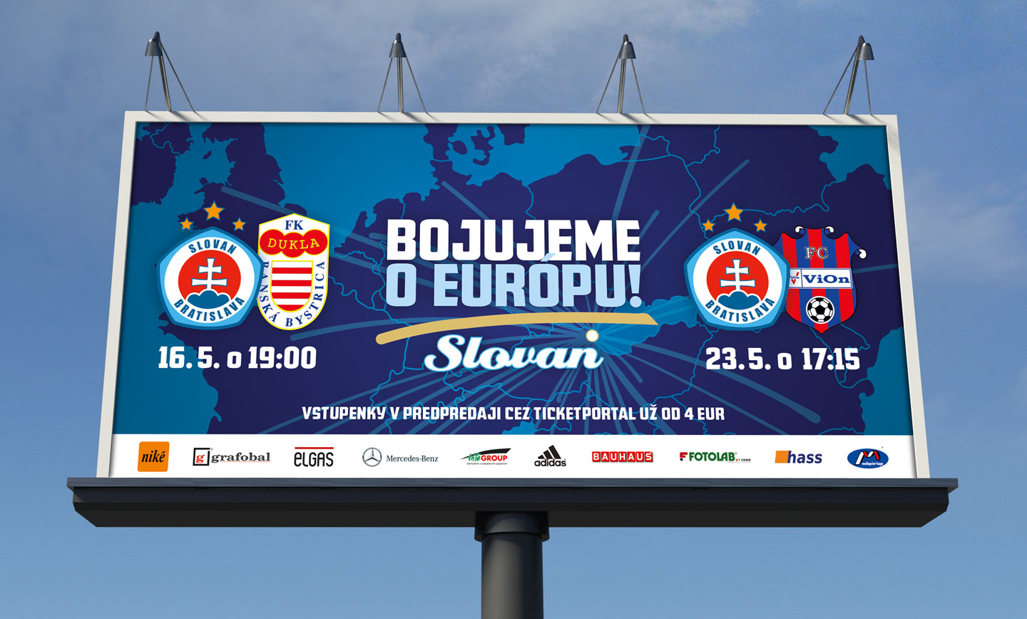 ŠK Slovan Bratislava bilboard