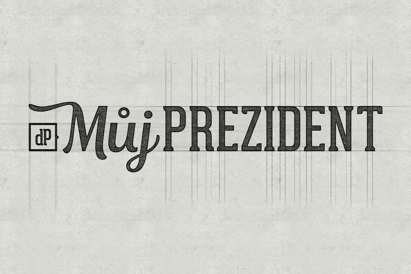 Mujprezident logo sketch