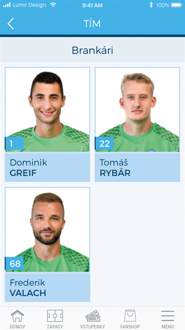 ŠK Slovan aplikácia