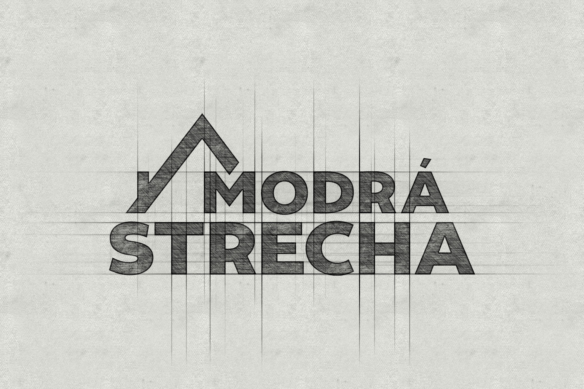 Modrá strecha logo